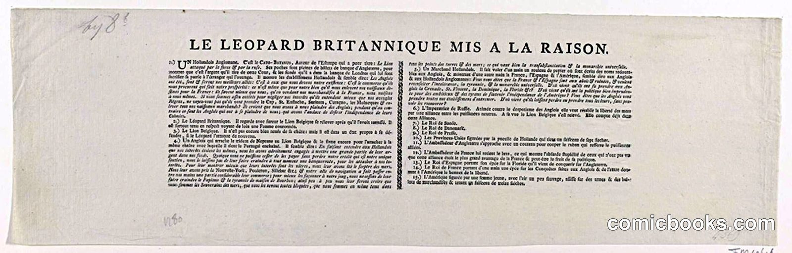 Le Leopard Britannique Mis à la Raison