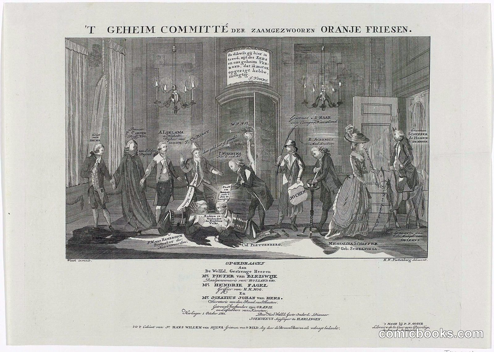 't Geheim Committé der Zaamgezwooren Oranje Friesen (The Secret Committee of the United Orange Frisians)