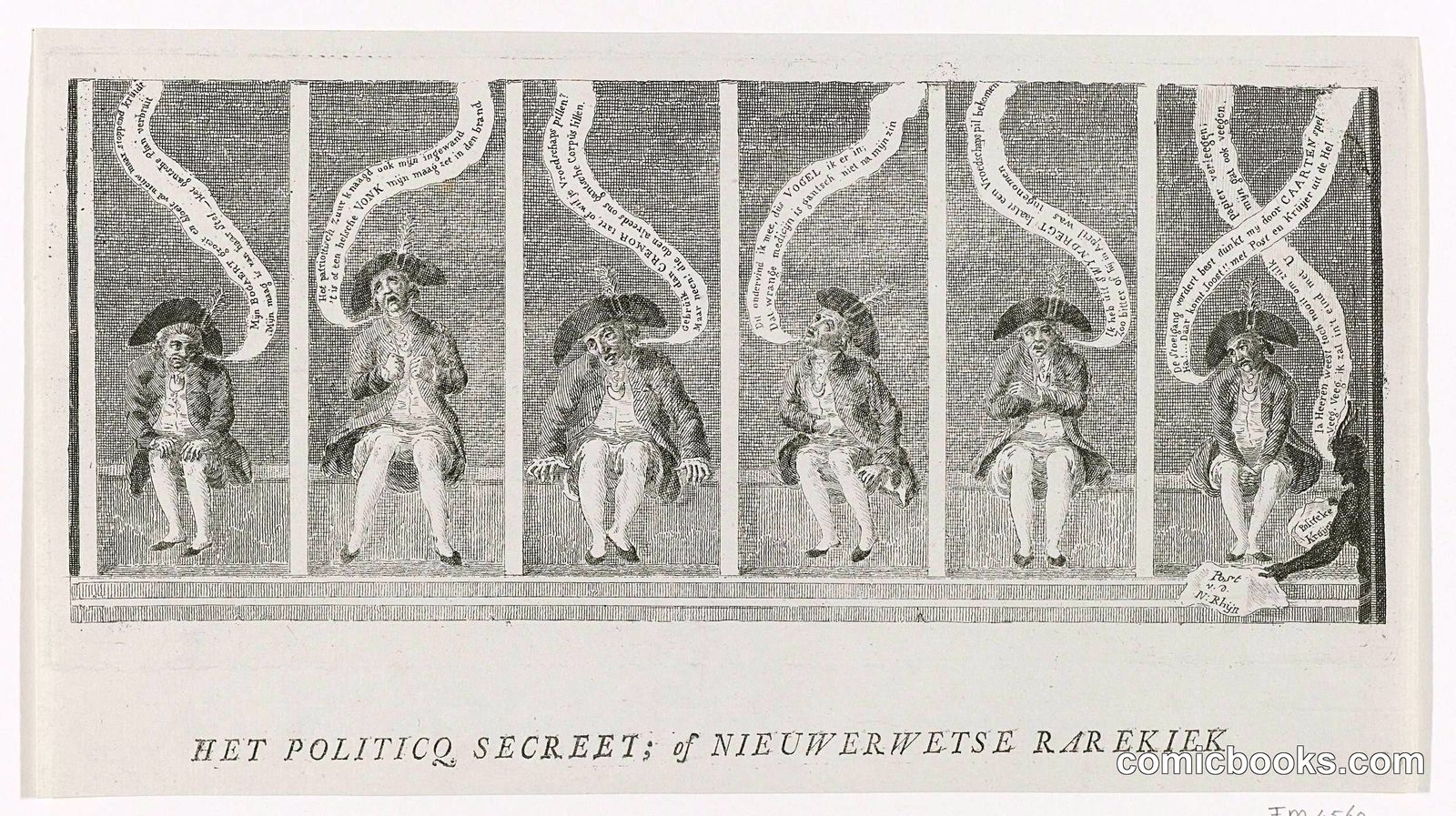 Het Politicq Secreet; of Nieuwerwetse Rarekiek (The Political Secret; or New-Fangled Peep Show)
