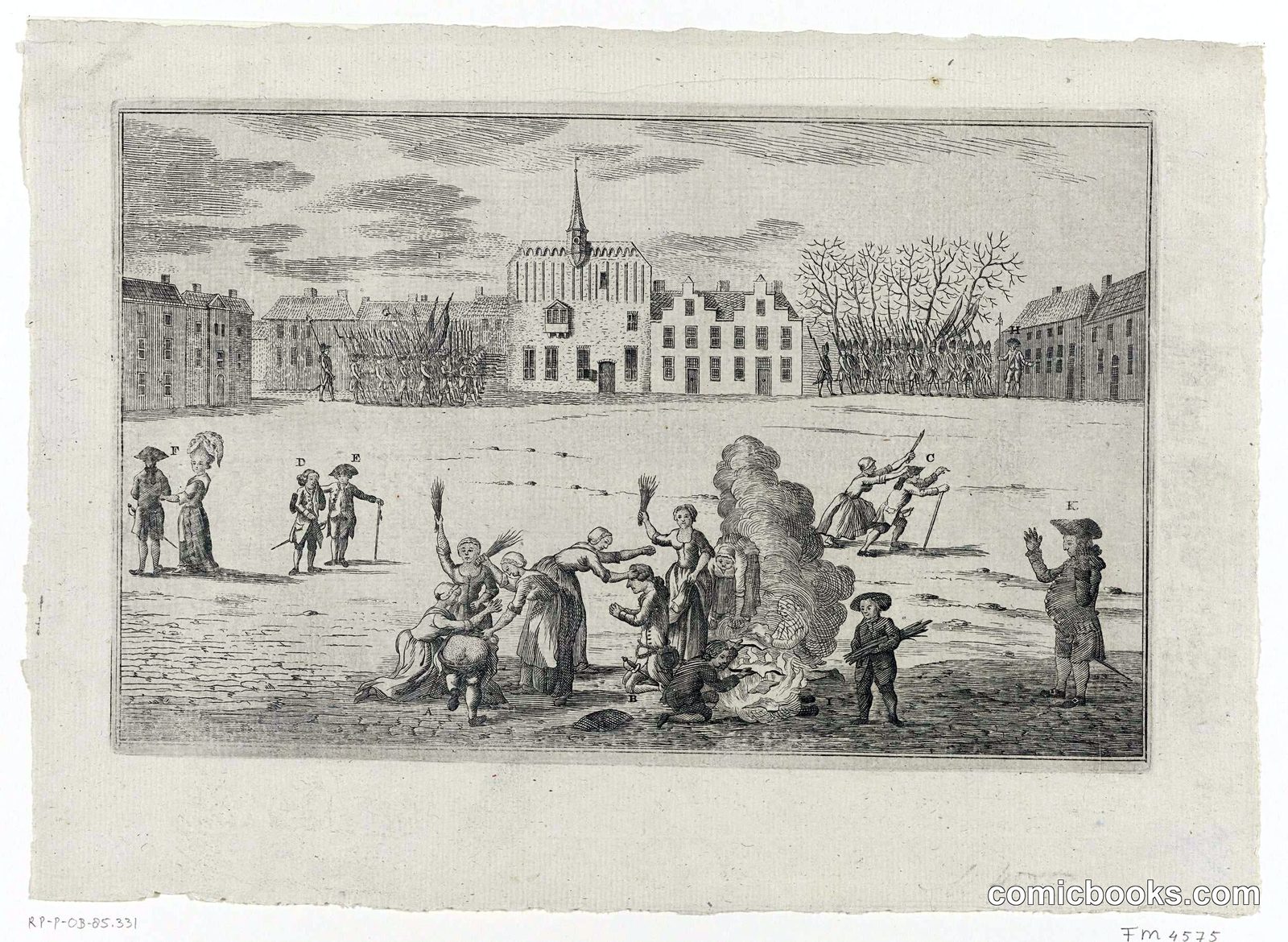 Punishment of the Arnhem Burgomasters Bentinck and Brantsen