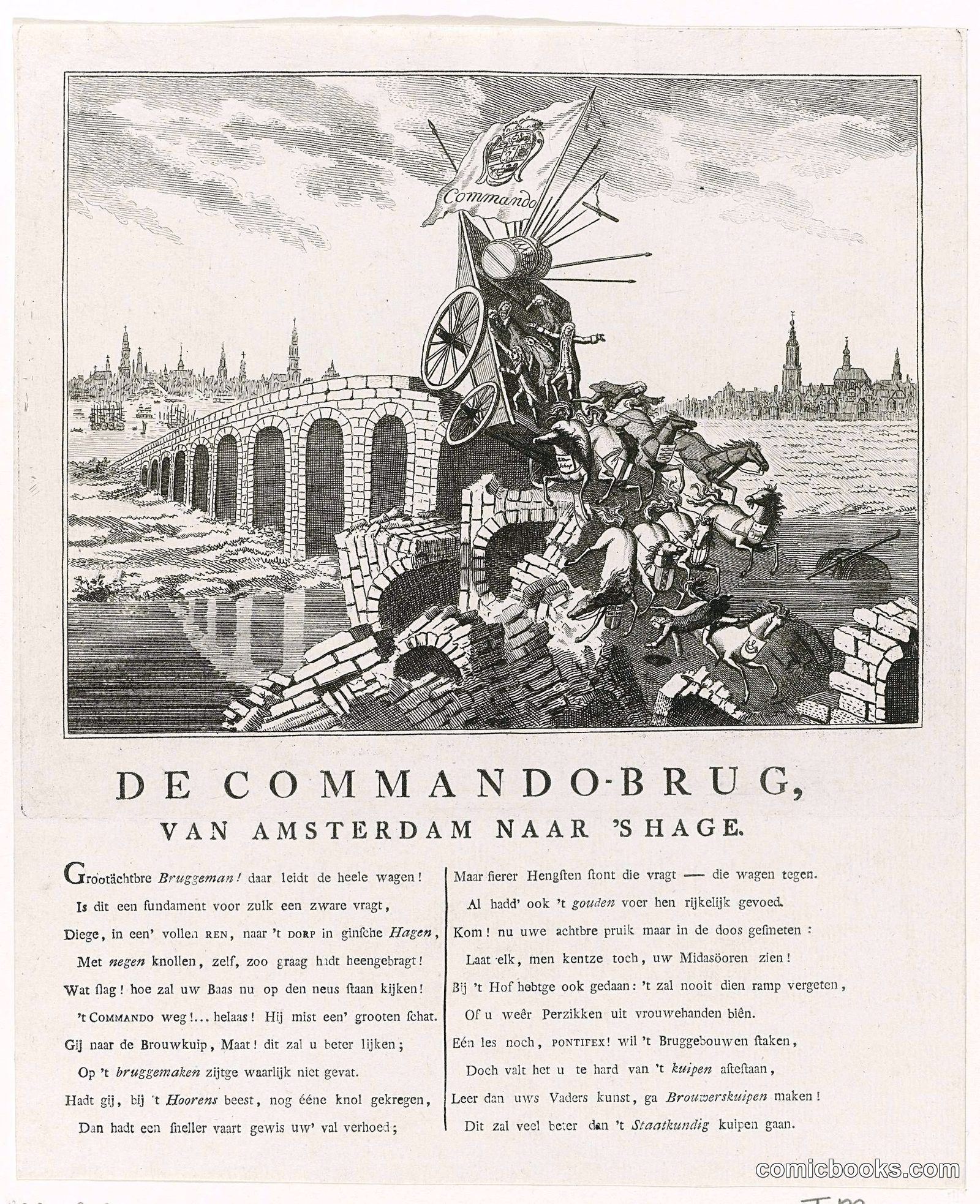 De Commando-Brug: Van Amsterdam naar 's Hage