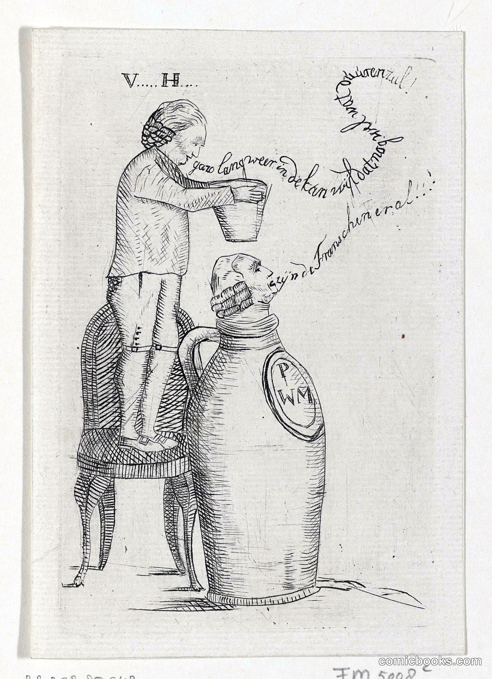 Spotprent op Pieter Witmond