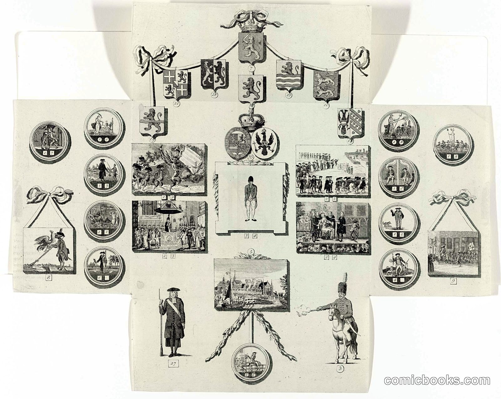 Bordspel over de patriotten [Board Game of the Patriots]
