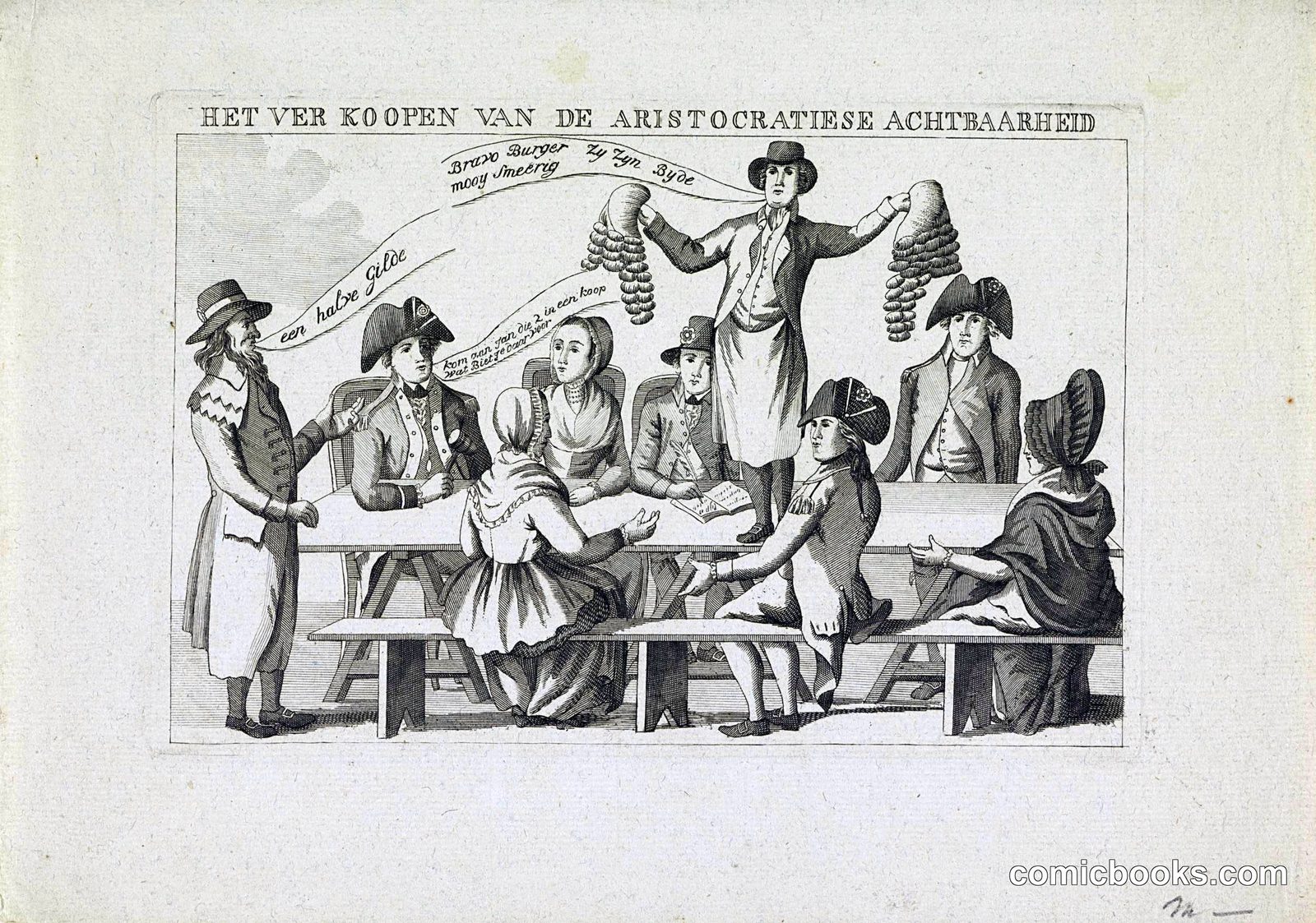 Het Ver Koopen van de Aristocratiëse Achtbaarheid (The Sale of Aristocratic Respectability)