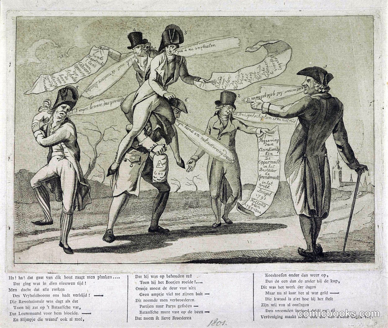 Political Print on the Peace of Lunéville