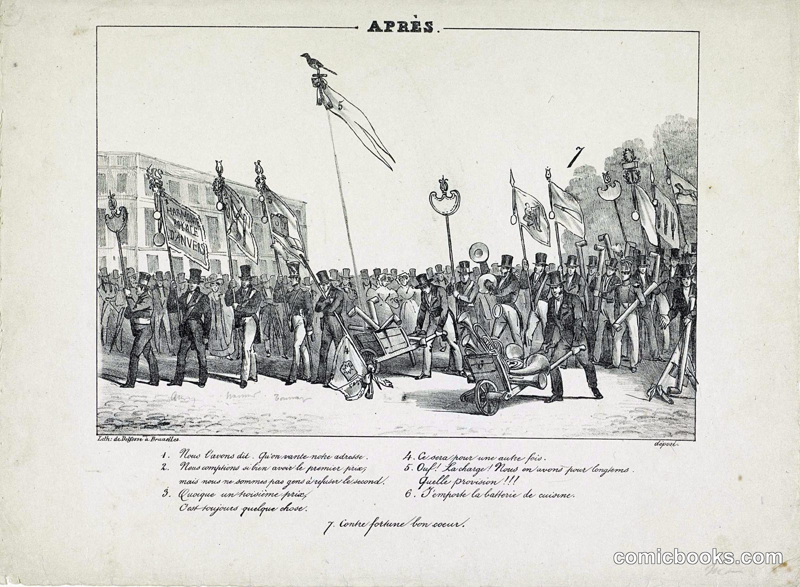 Third Satire on the Music Concert at Brussels, 1830
