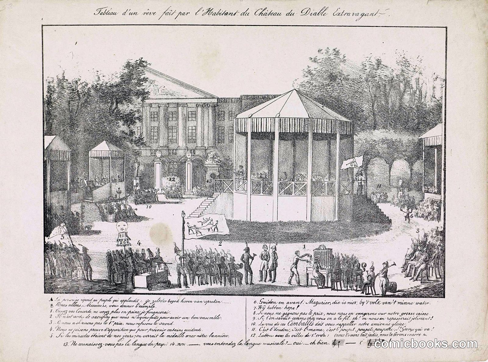 A River Concert at the Castle of Diable, Calmevaunt