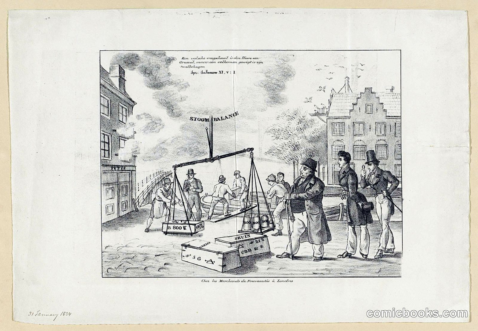 Fraud at the Scales: A Dutch Commercial Satire