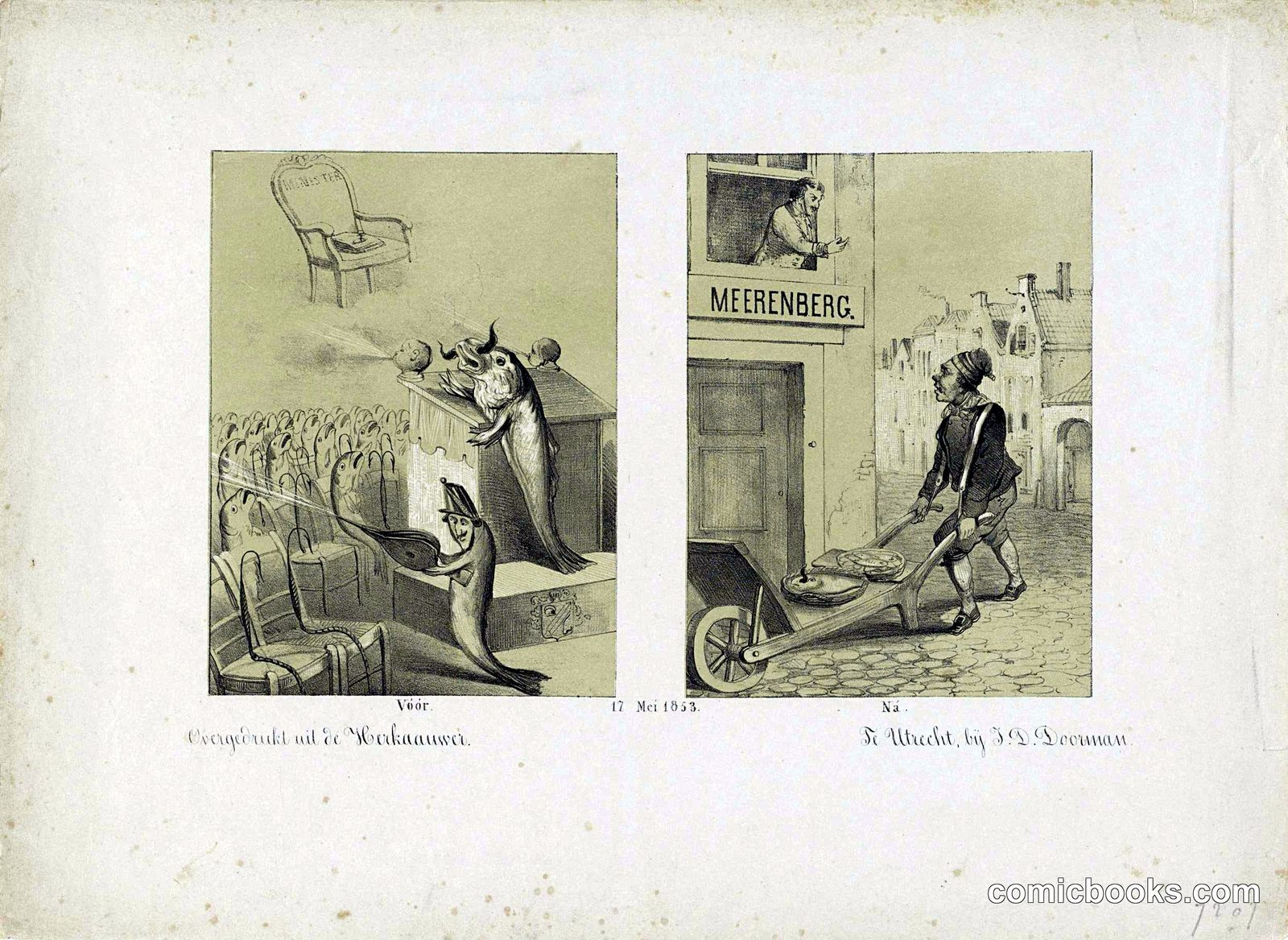 Twee spotprenten (Two Political Satires)