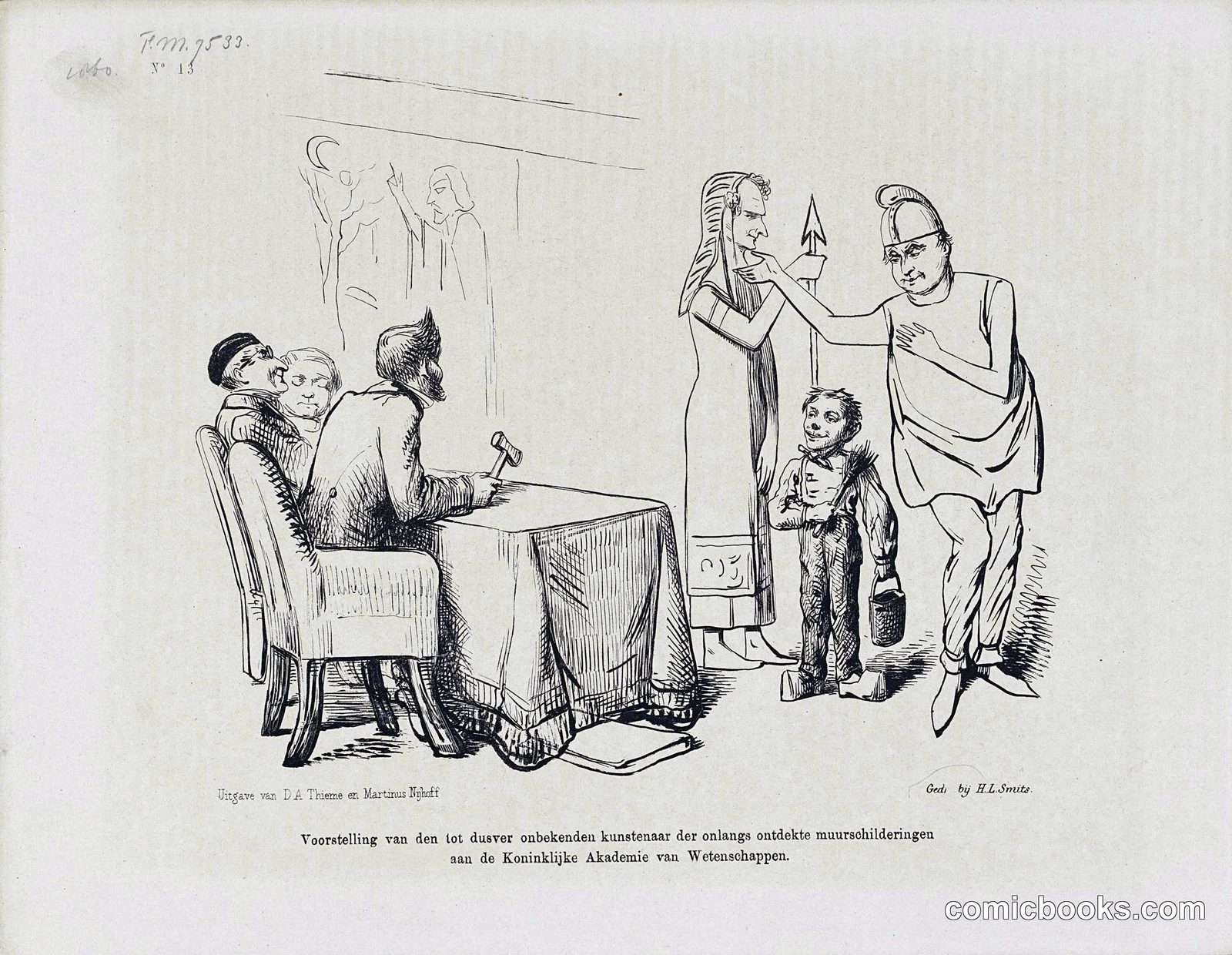 Presentation of Unknown Artworks to the Royal Academy of Sciences