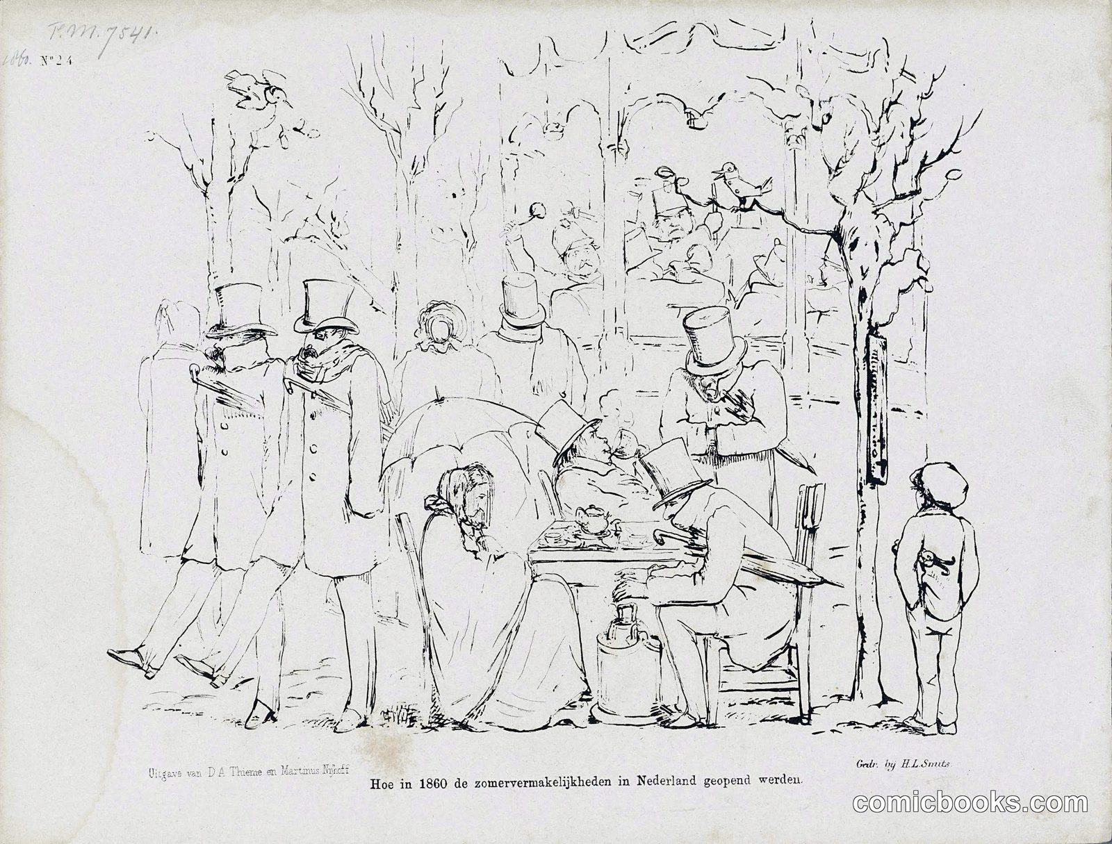 How in 1860 the summer cold was endured in the Netherlands