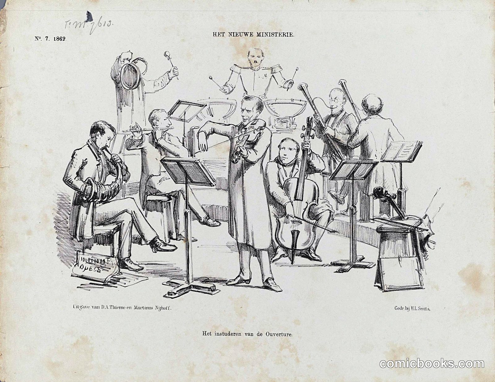 Het intuïderen van de Ouverture (The Intimidation of the Overture)