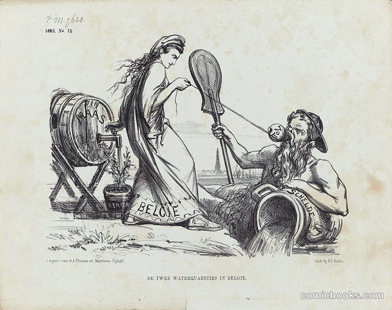De Twee Waterquaesties in Belgie