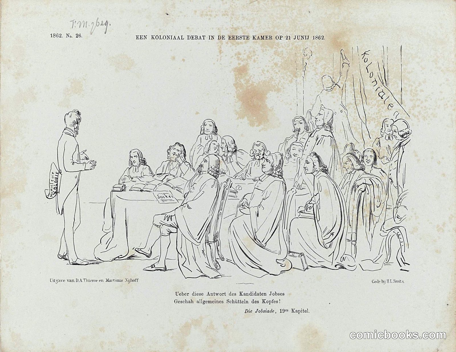 A Colonial Debate in the First Chamber, June 21, 1862