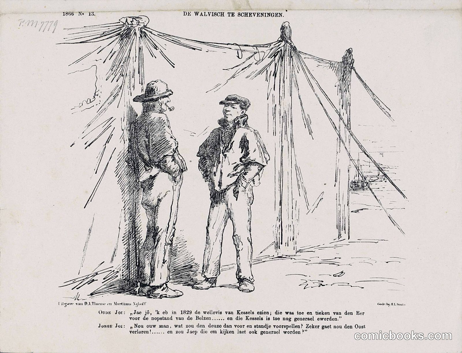 Political Cartoon on Affairs in the Indies
