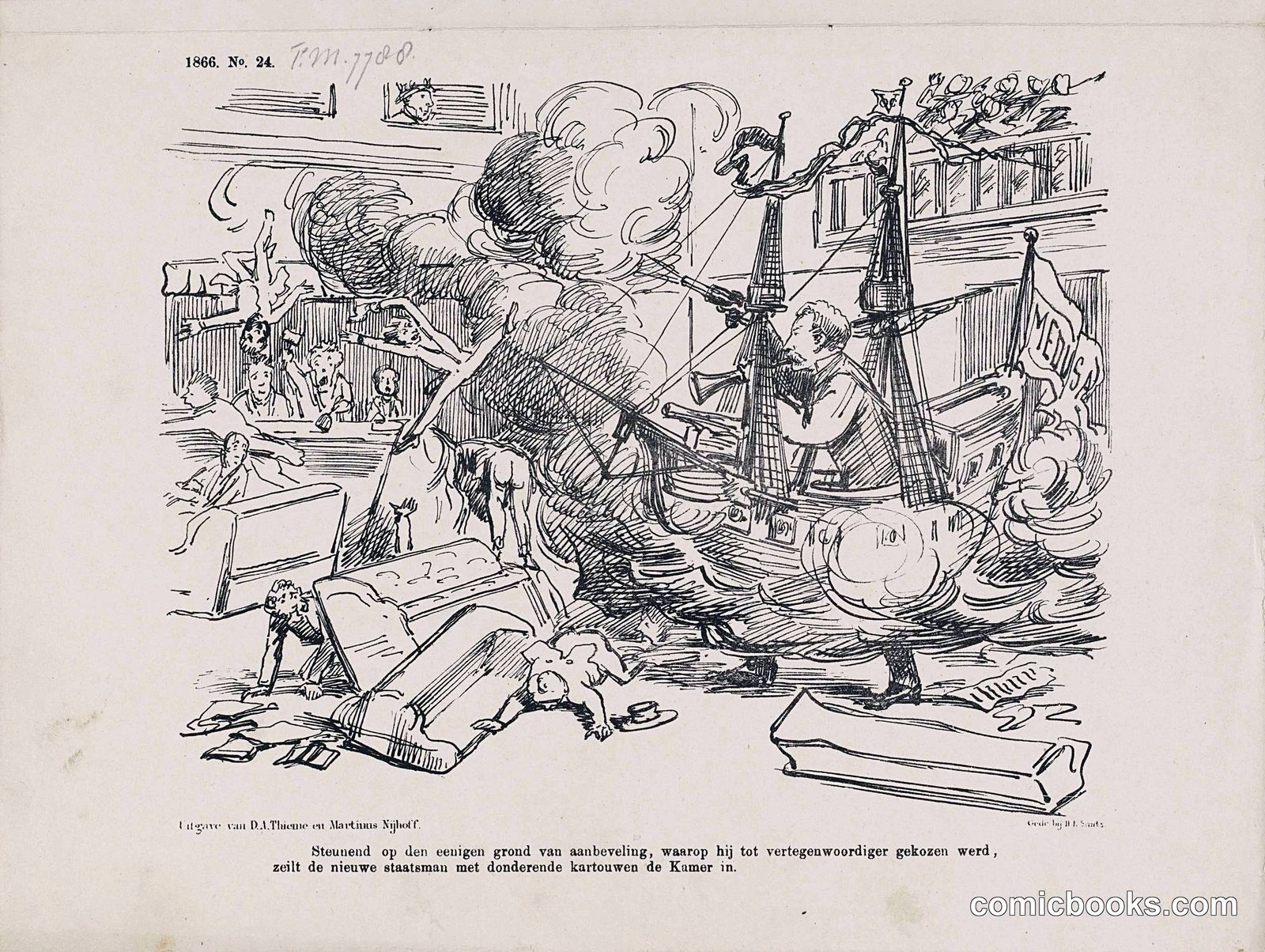 Political Satire on the 1866 Dutch Parliamentary Election