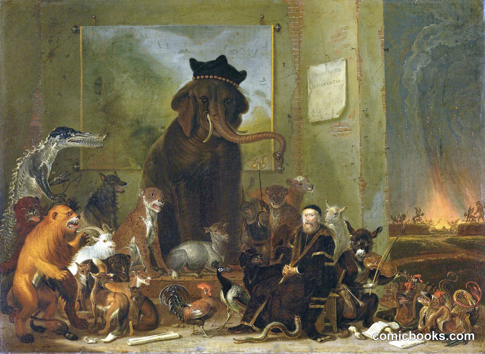 Satire on the Trial of Johan van Oldenbarneveldt