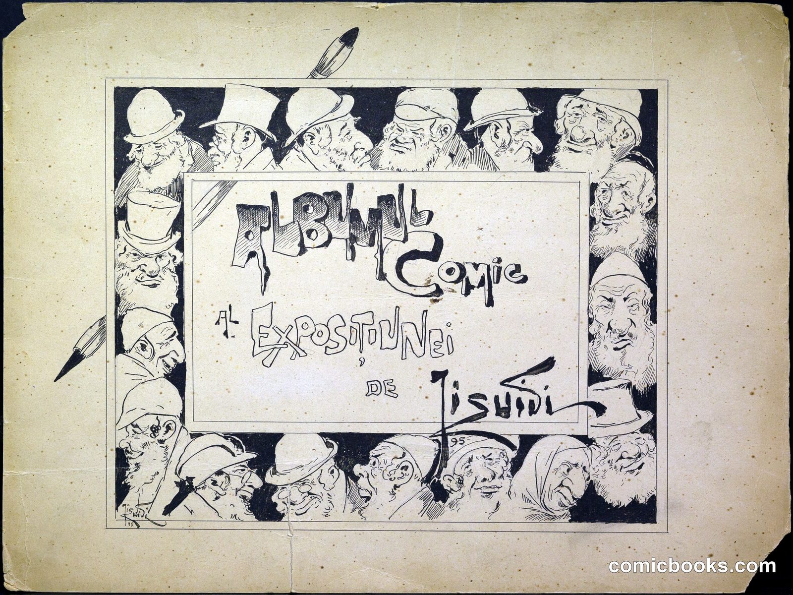 Album Comic à l'Exposition de Jiquidi by Constantin Jiquidi, ilustrator