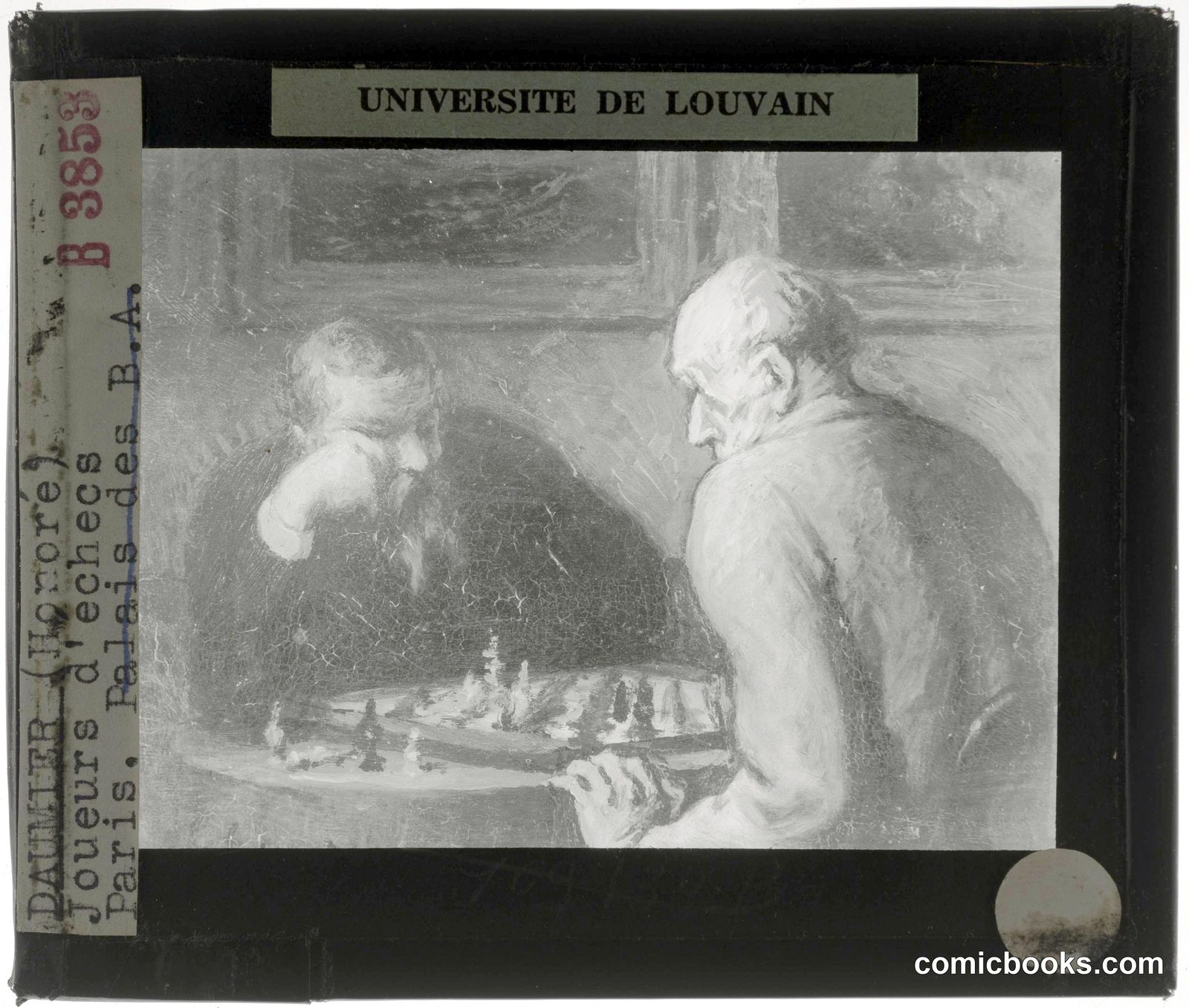 Honoré Daumier, *Les Joueurs d'échecs* (The Chess Players) by Honoré Daumier