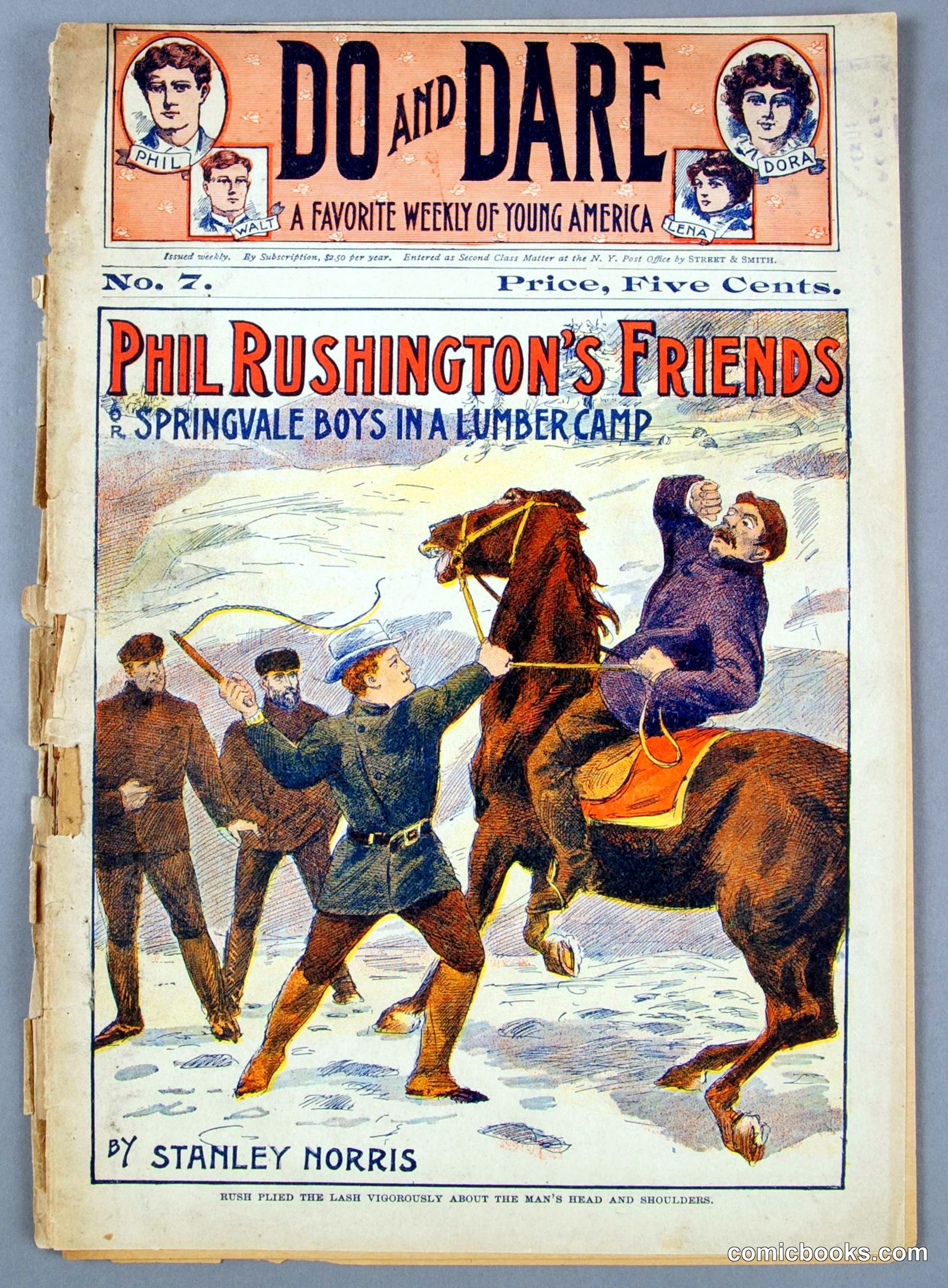 Phil Rushington's Friends, or, Springvale Boys in a Lumber Camp by Norris, Stanley