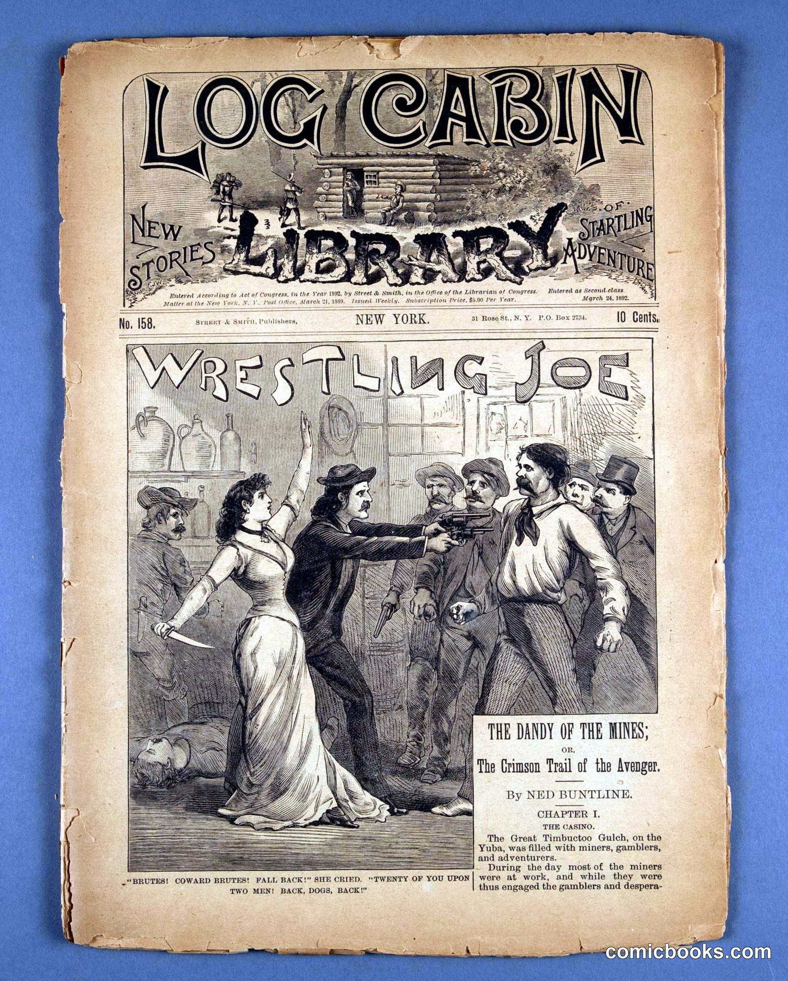 Wrestling Joe: The Dandy of the Mines by Buntline, Ned, 1822 or 1823-1886