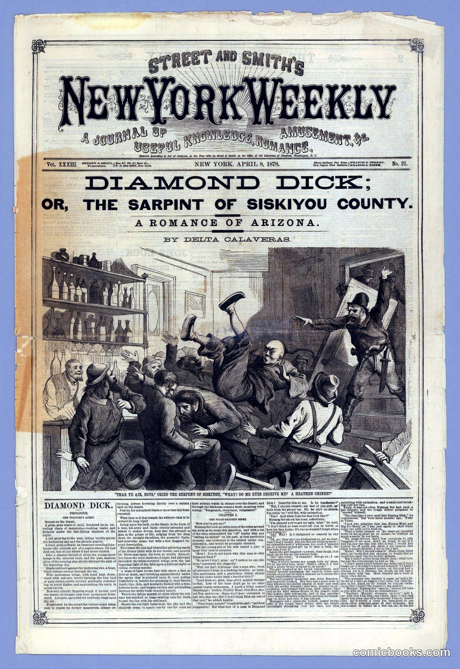 Street & Smith's New York Weekly: Diamond Dick