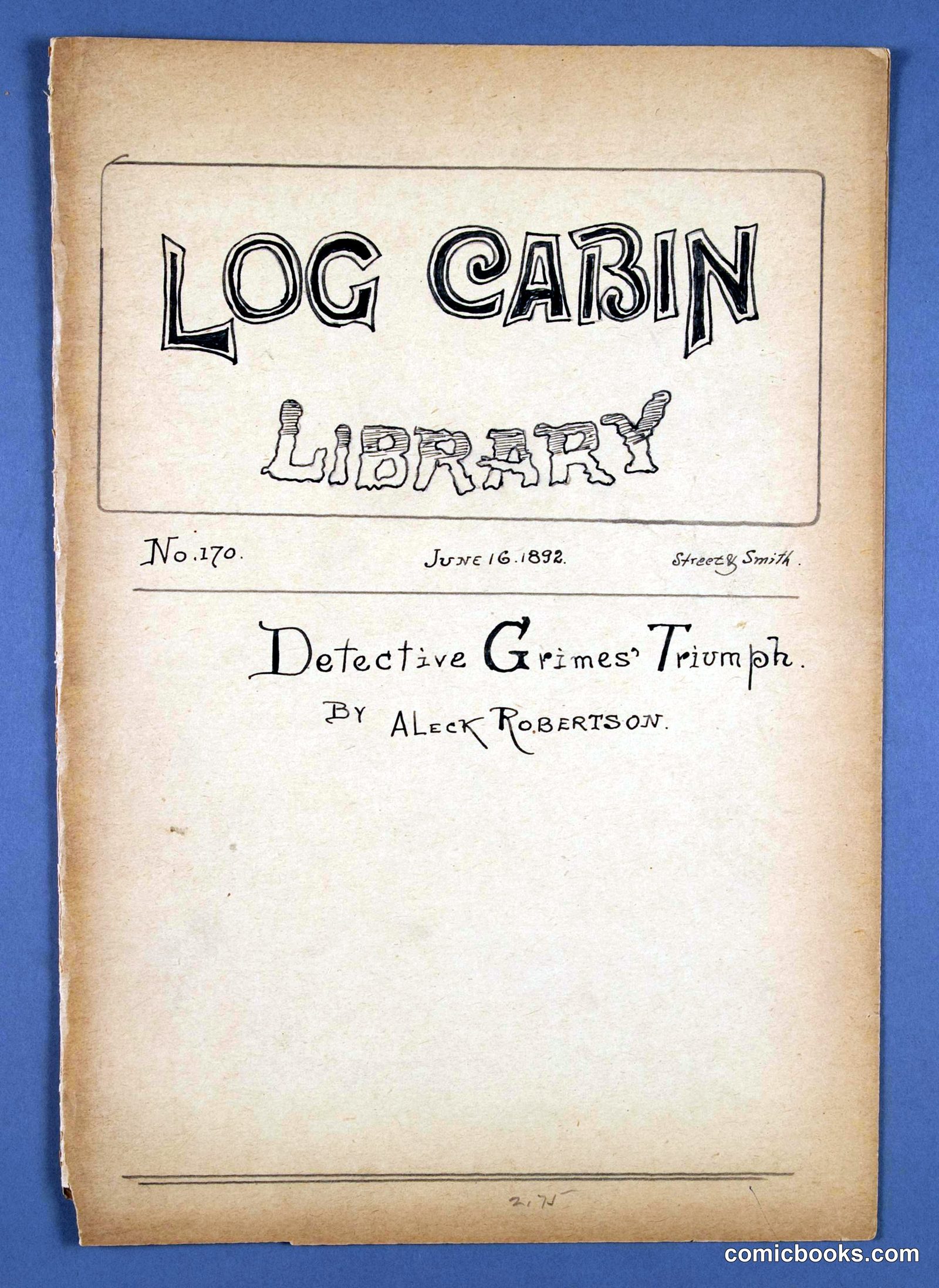 Detective Grimes' Triumph by Robertson, Aleck