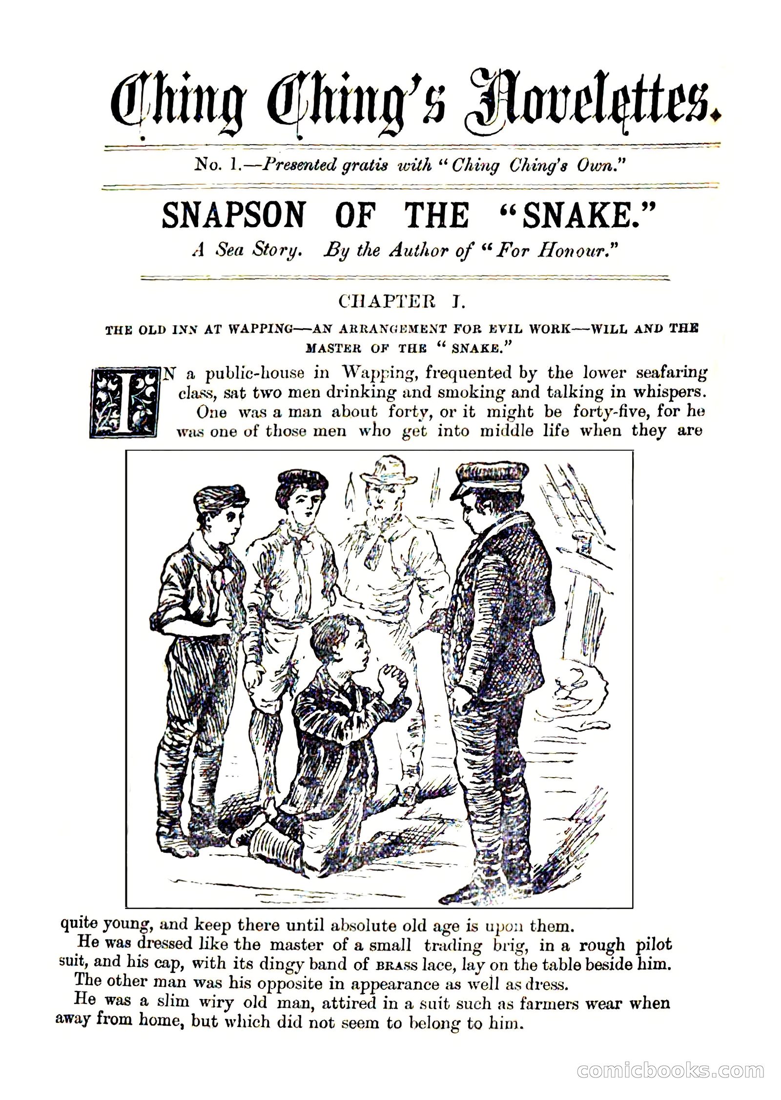 Ching Ching's Novelettes No. 1: Snapson of the 'Snake'