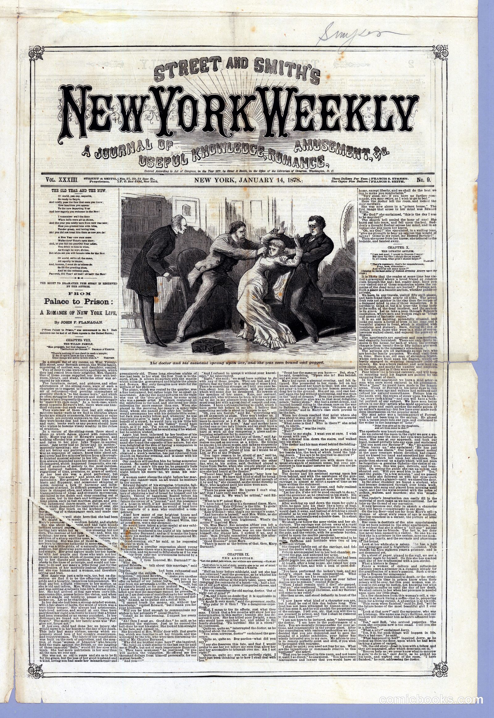 Street and Smith's New York Weekly