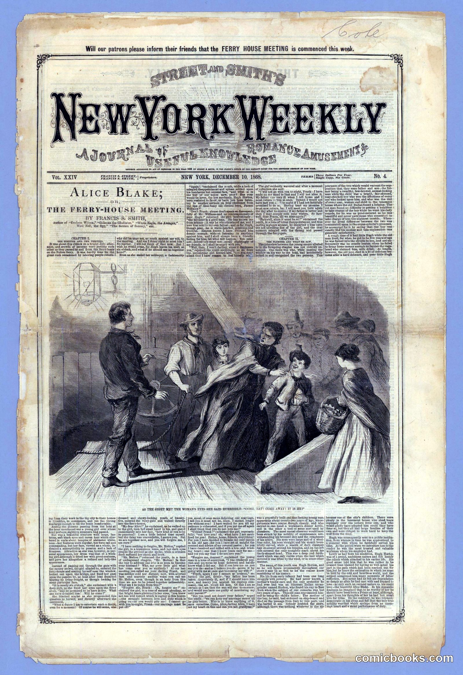 Street & Smith's New York Weekly