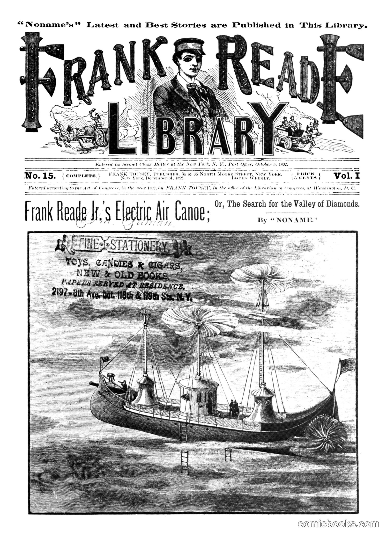 Frank Reade Library, No. 15
