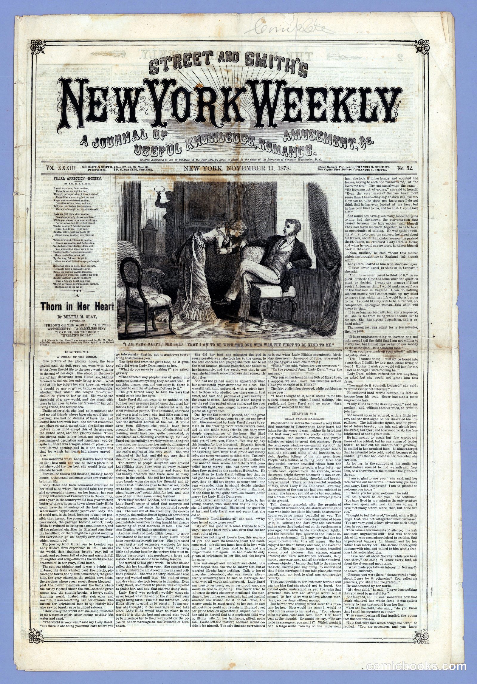 Street & Smith's New York Weekly