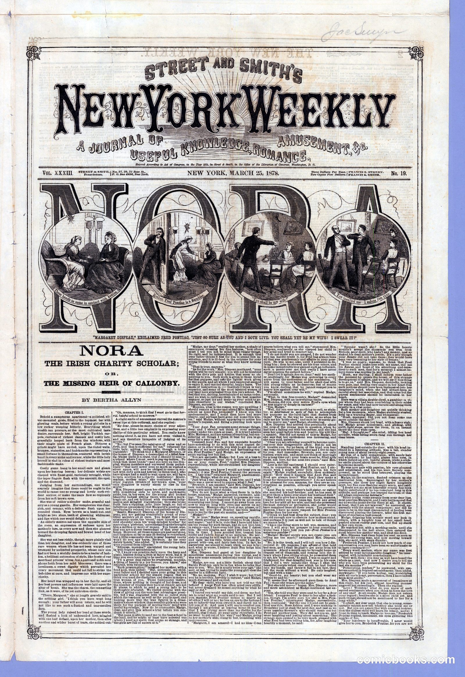 Street & Smith's New York Weekly