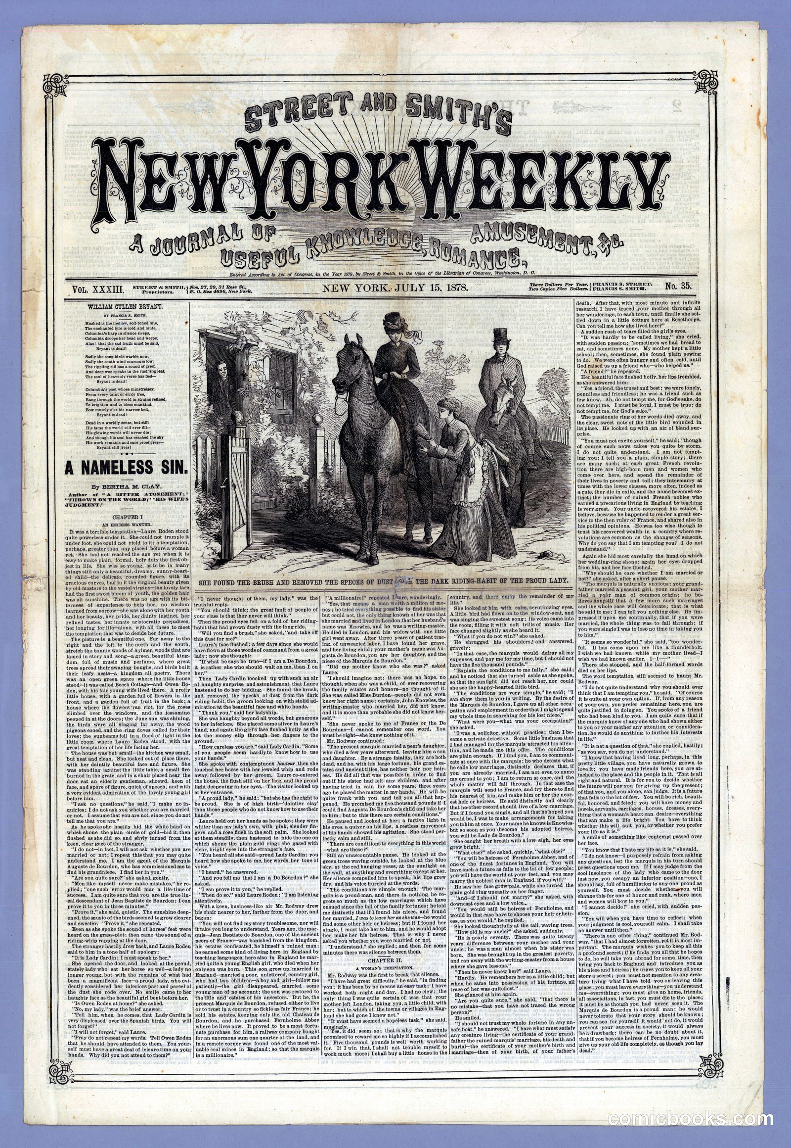 Street and Smith's New York Weekly
