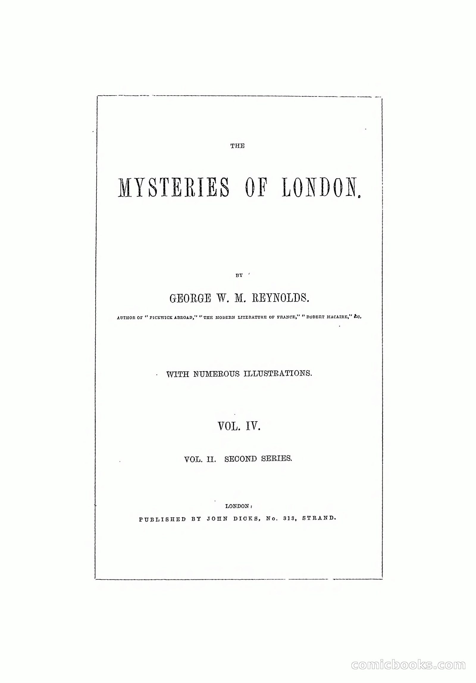 The Mysteries of London