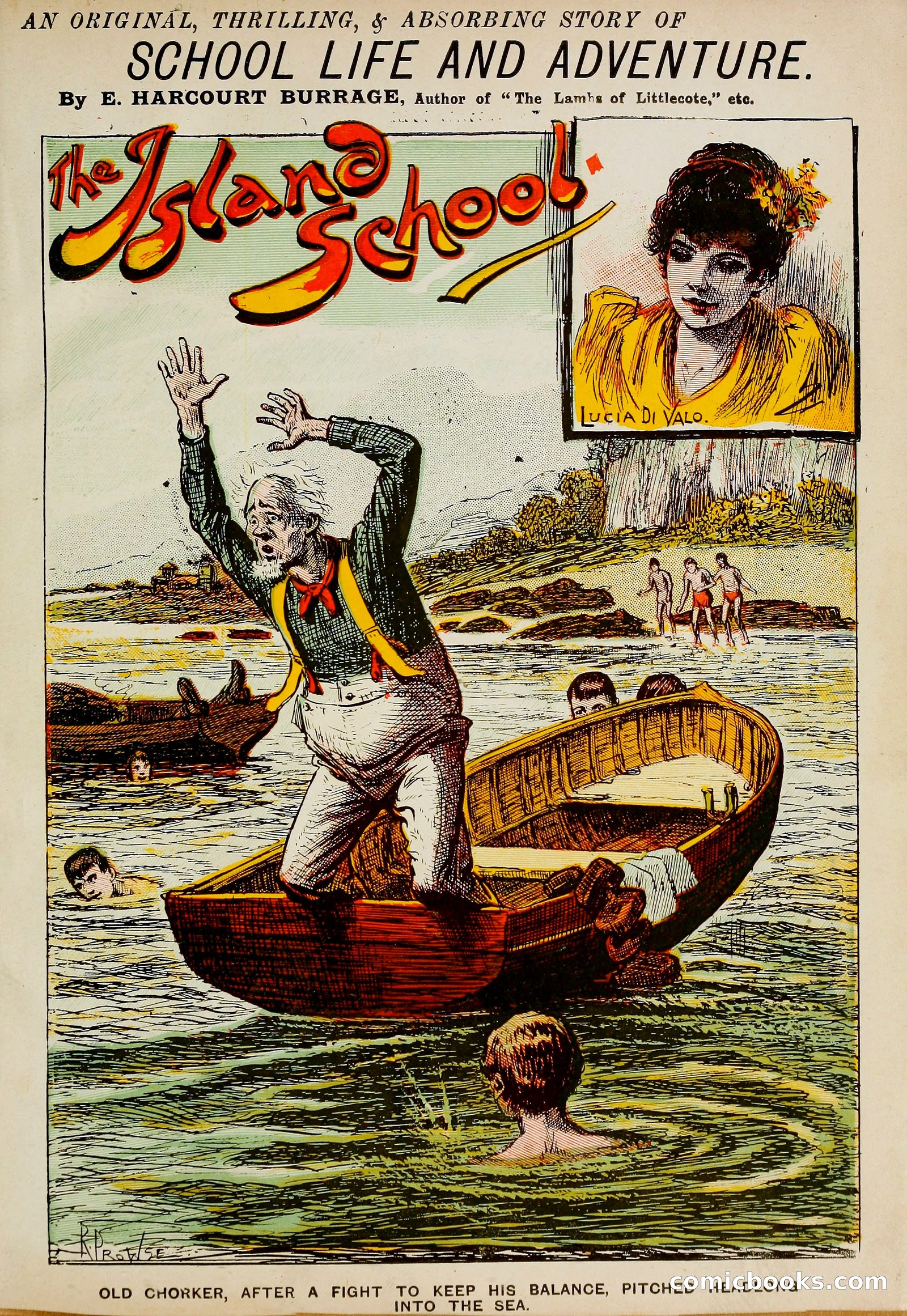 The Island School by Burrage, E. Harcourt (Edwin Harcourt)