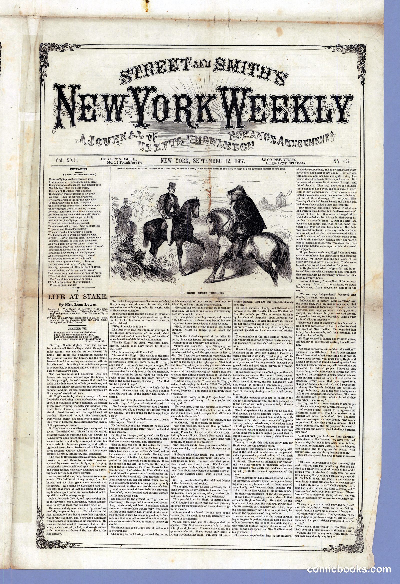 Street and Smith's New York Weekly