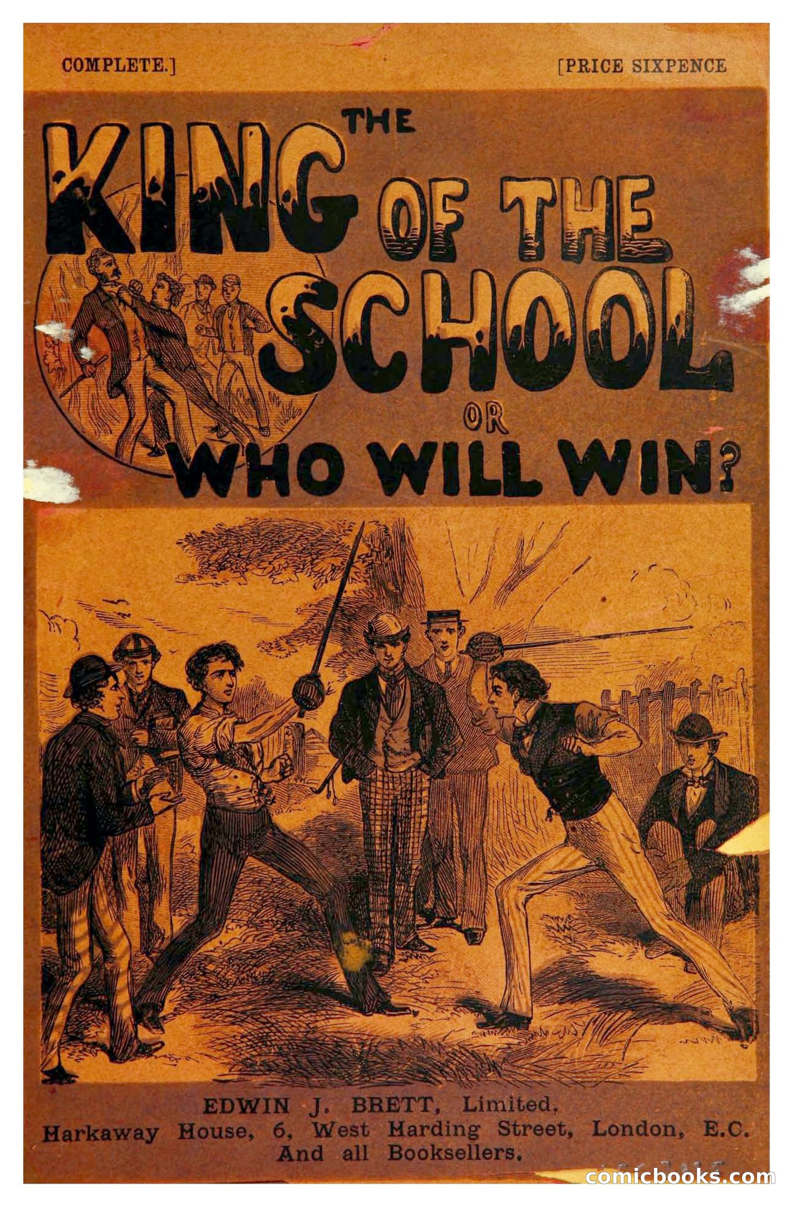 The King of the School, or, Who will Win? by Stagg, J. C. (John Cecil)
