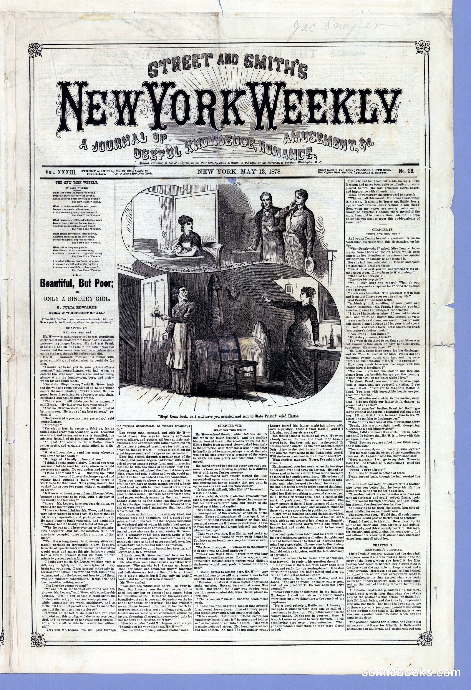 Street and Smith's New York Weekly