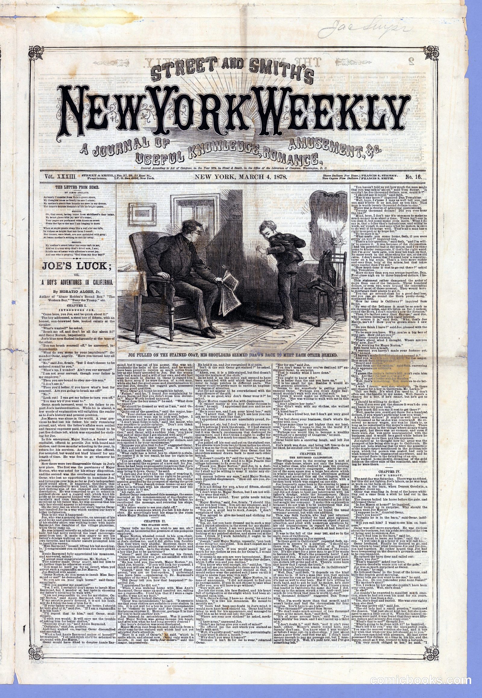Street & Smith's New York Weekly