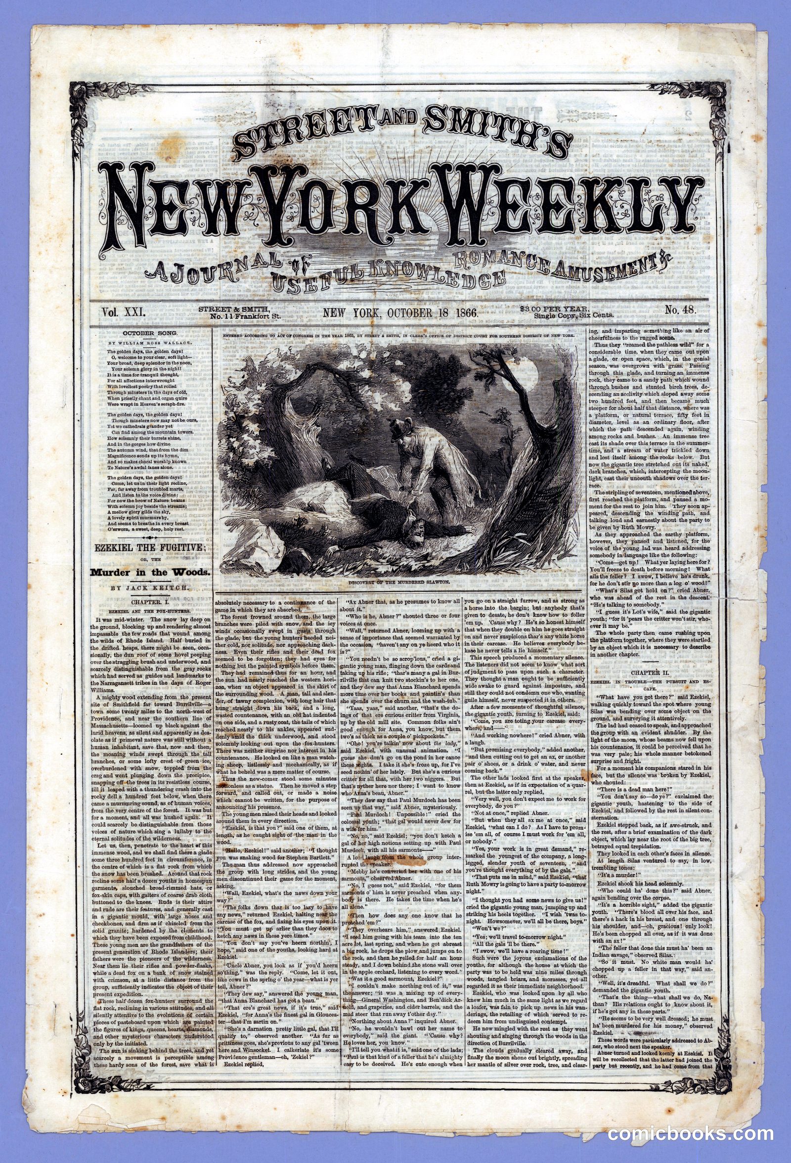 Street & Smith's New York Weekly, Vol. 21, No. 48