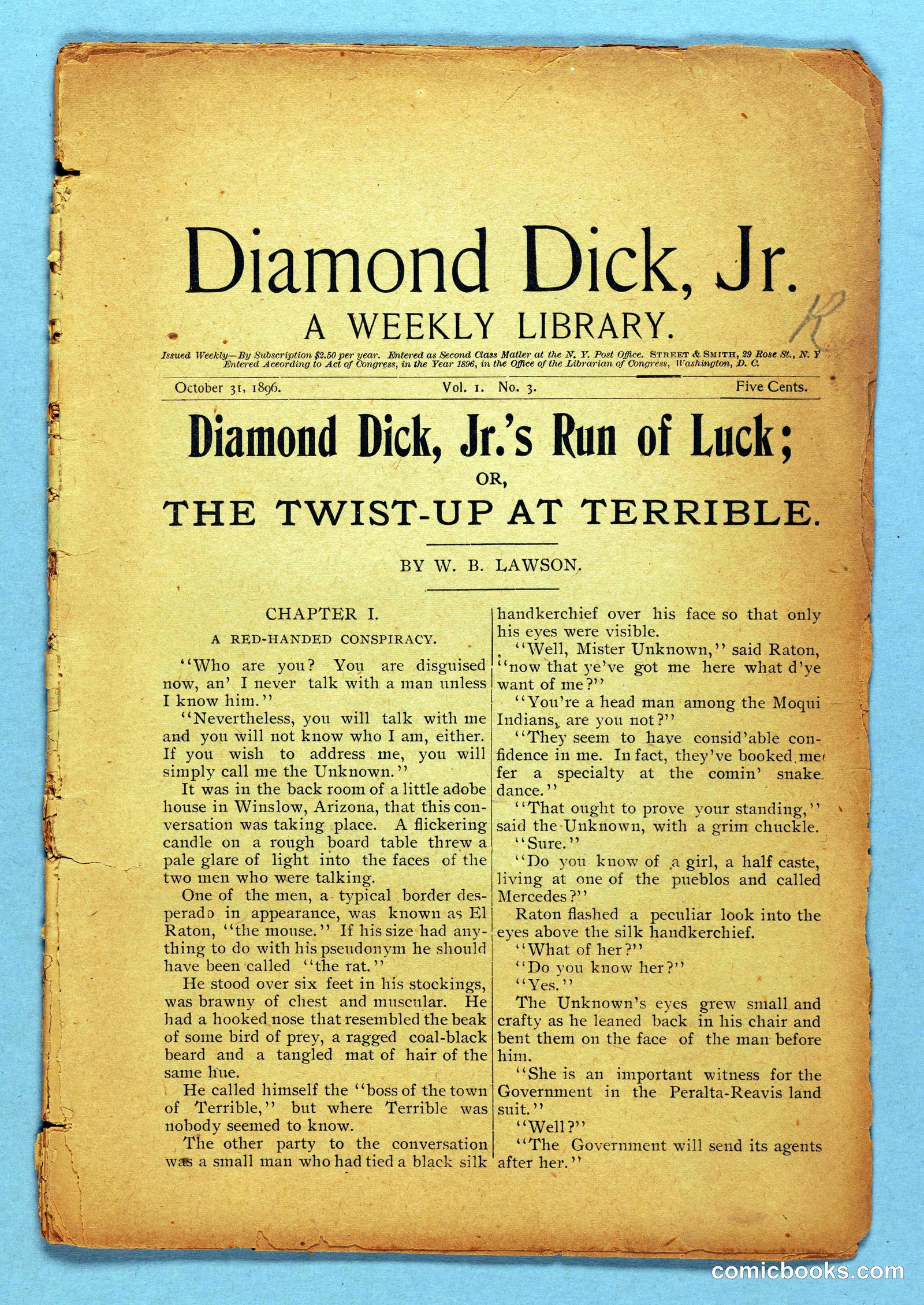 Diamond Dick, Jr.: A Weekly Library