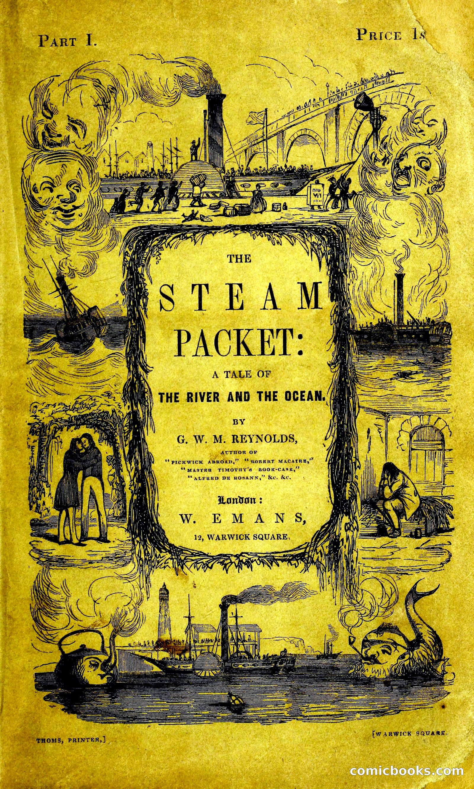 The Steam-Packet: A Tale of the River and the Ocean by Reynolds, George W. M. (George William MacArthur), 1814-1879