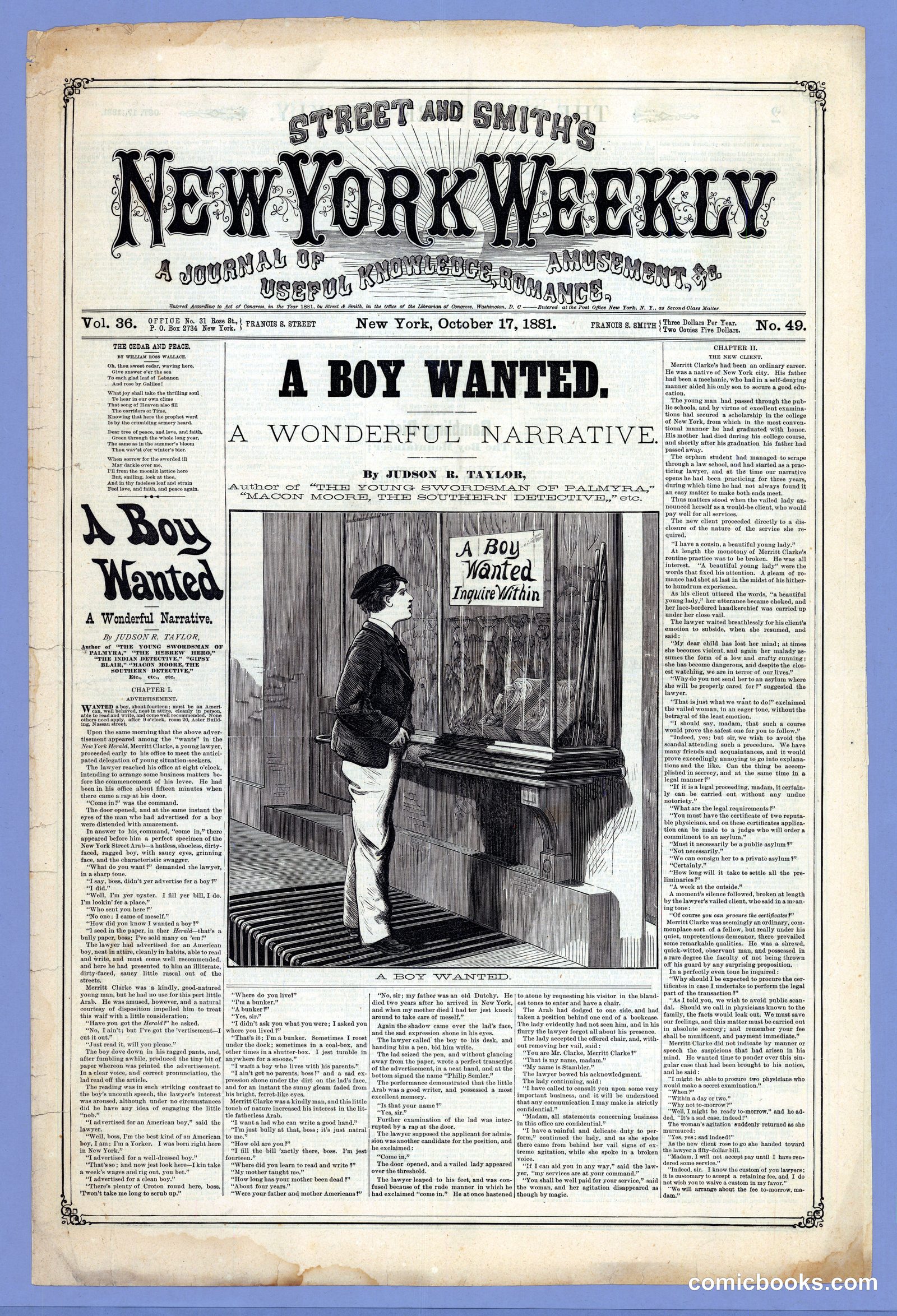 Street & Smith's New York Weekly