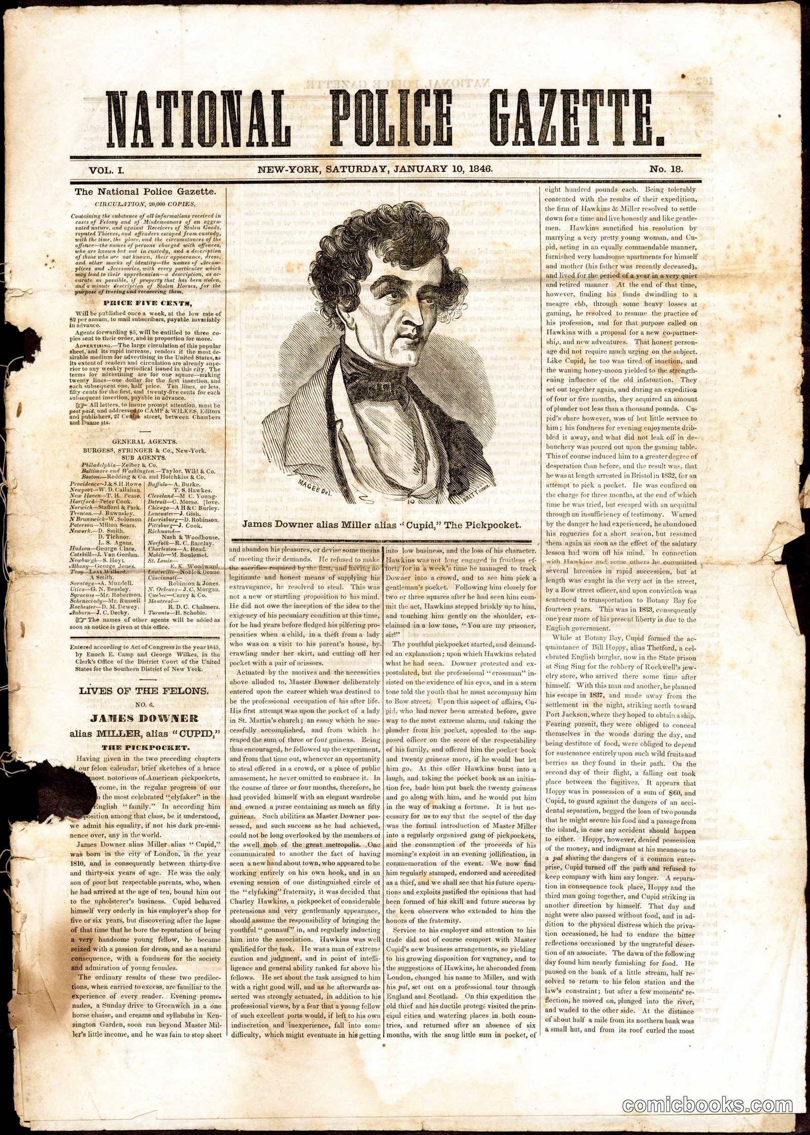 National Police Gazette, Vol. I, No. 18