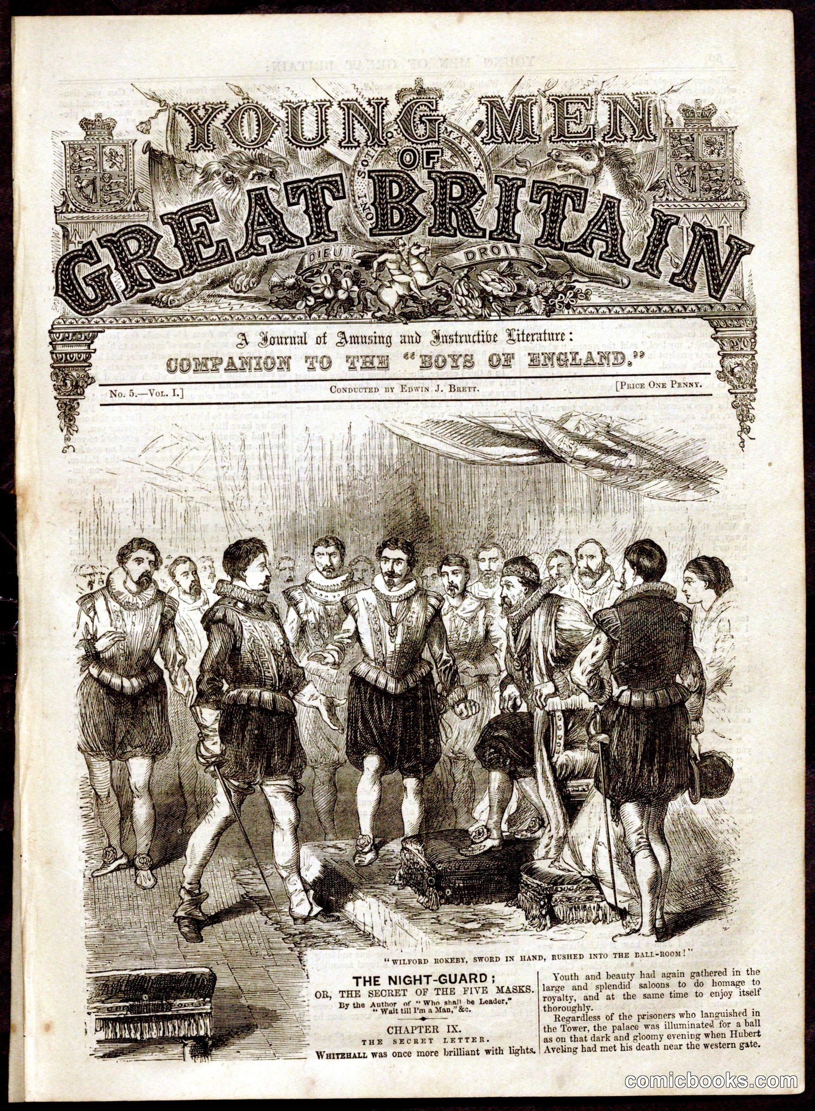 Young Men of Great Britain, Vol. 1, No. 5