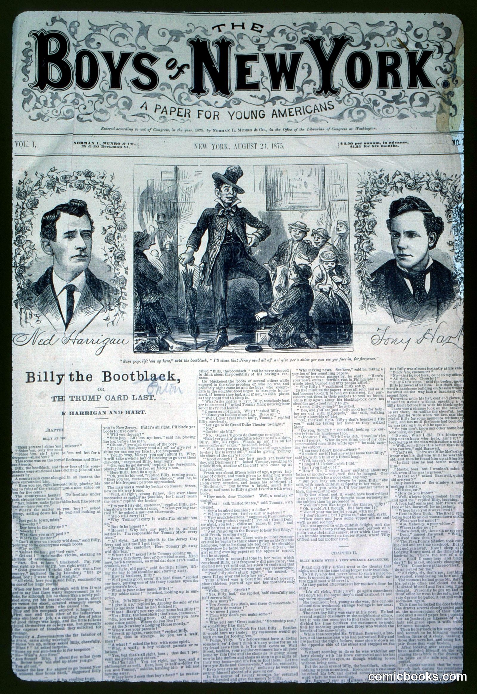 The Boys of New York: A Paper for Young Americans