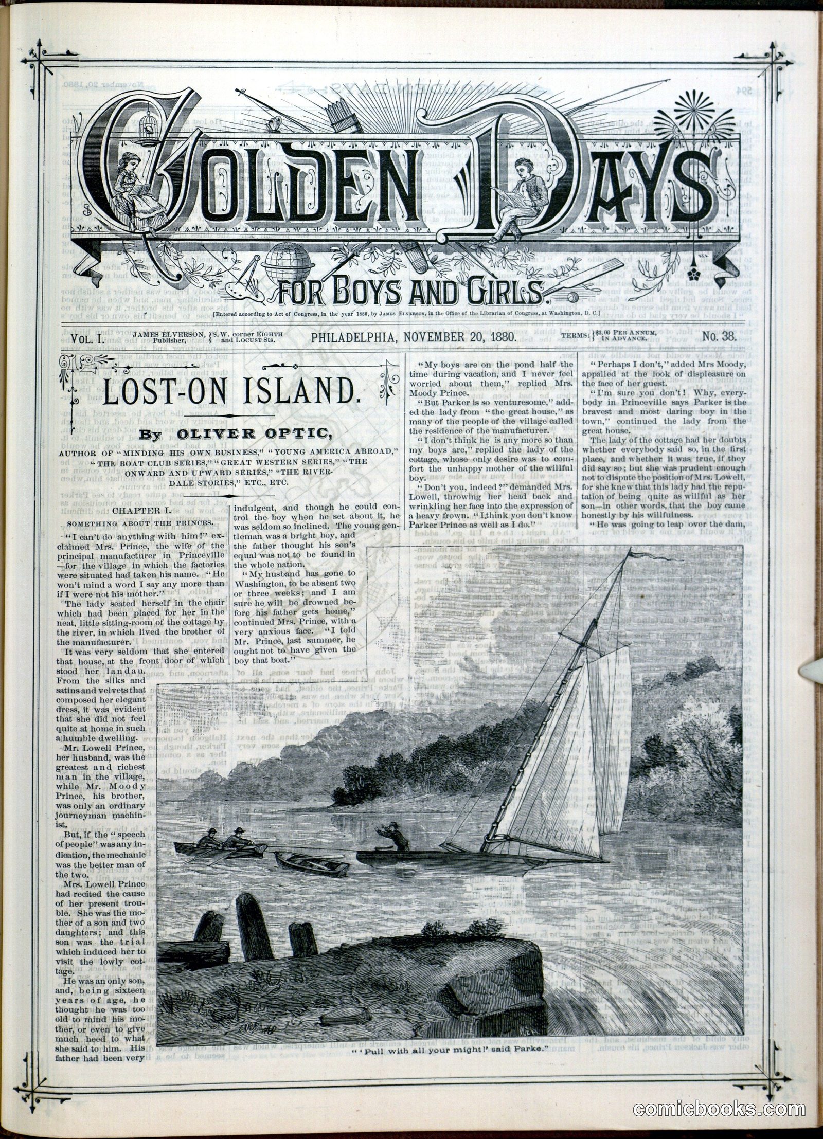 Golden Days for Boys and Girls, Vol. 1, No. 38