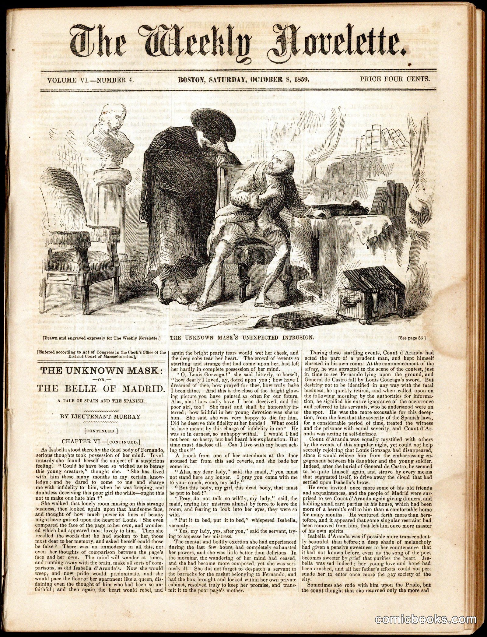 The Weekly Novelette: The Unknown Mask