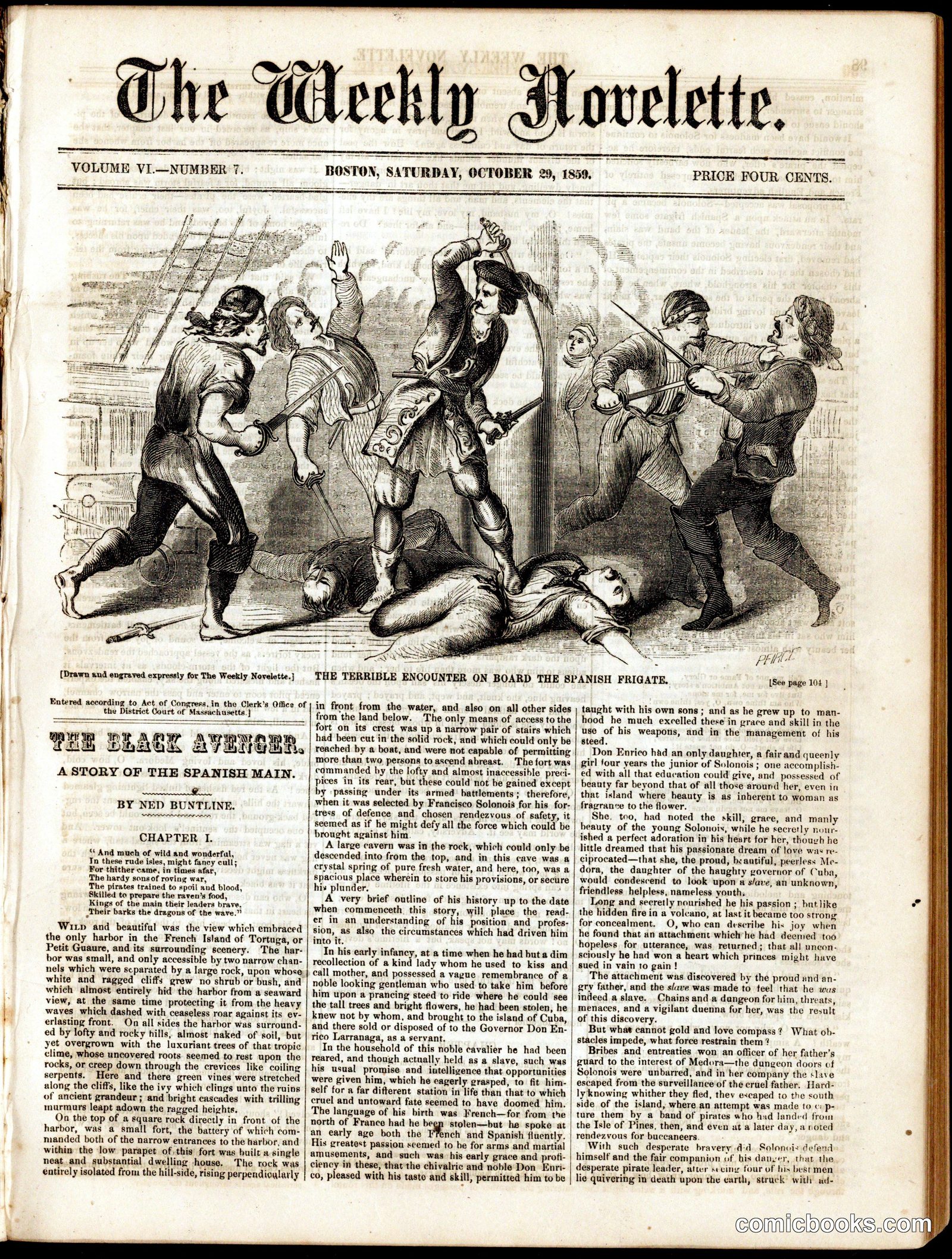 The Weekly Novelette: The Black Avenger
